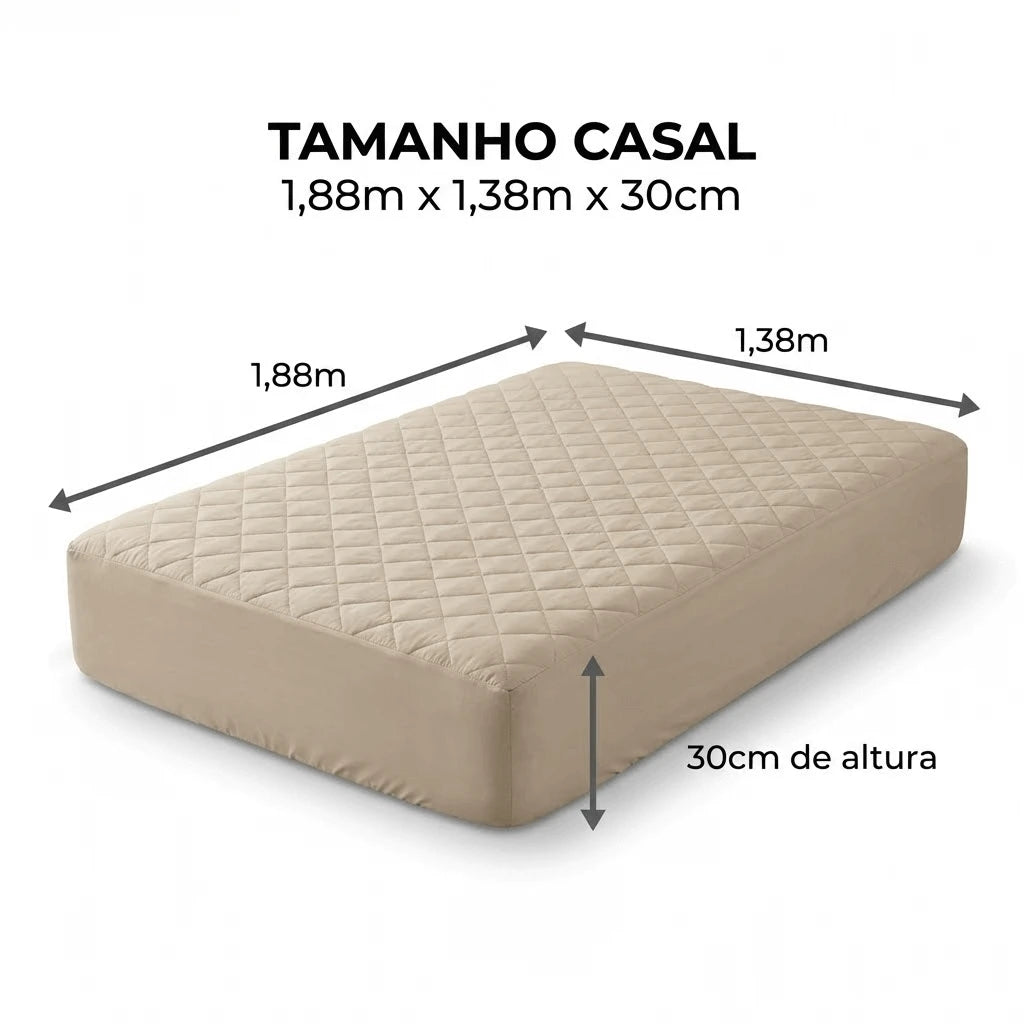 Capa de Colchão Protect Begê