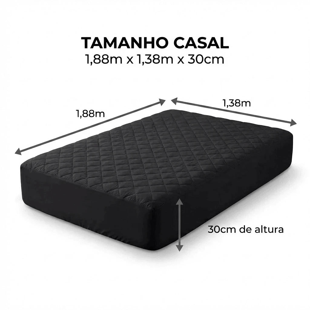 Capa de Colchão Protect Preto