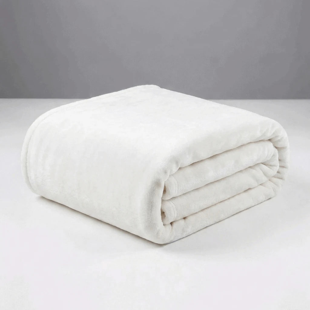 Cobertor Casal Microfibra Conforto Branco