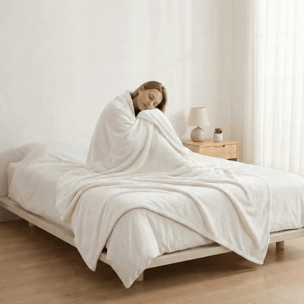 Cobertor Casal Microfibra Conforto Branco
