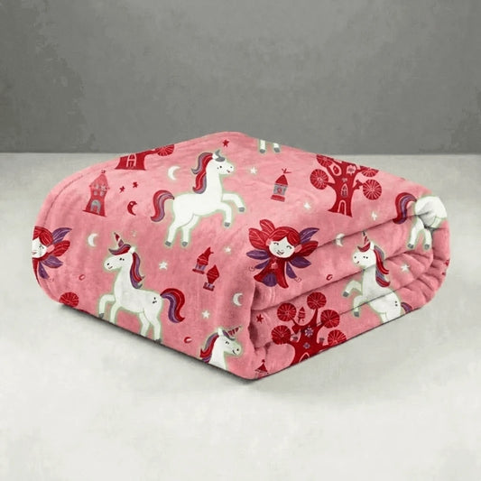 Cobertor Casal Microfibra Neon Princesas