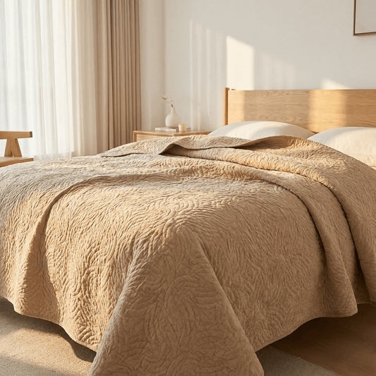 Kit Completo Colcha Slim Magnific Bege