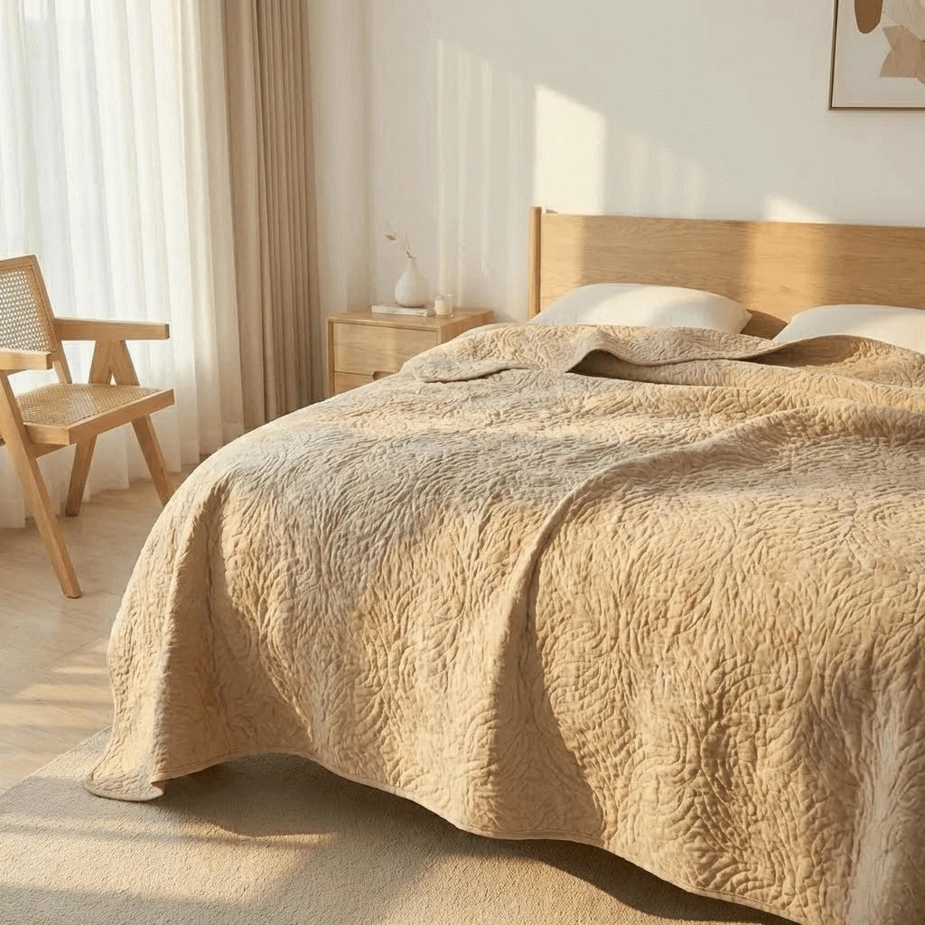 Kit Completo Colcha Slim Magnific Bege