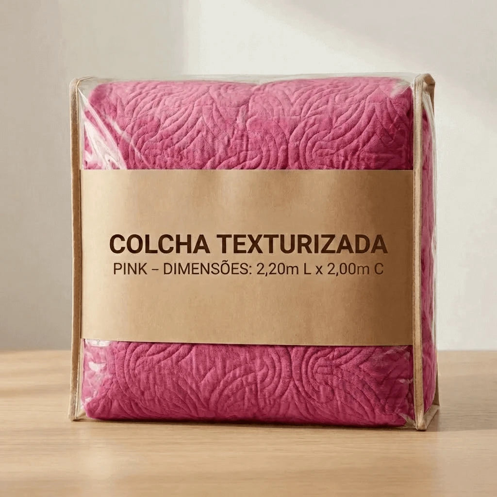 Kit Completo Colcha Slim Magnific Pink