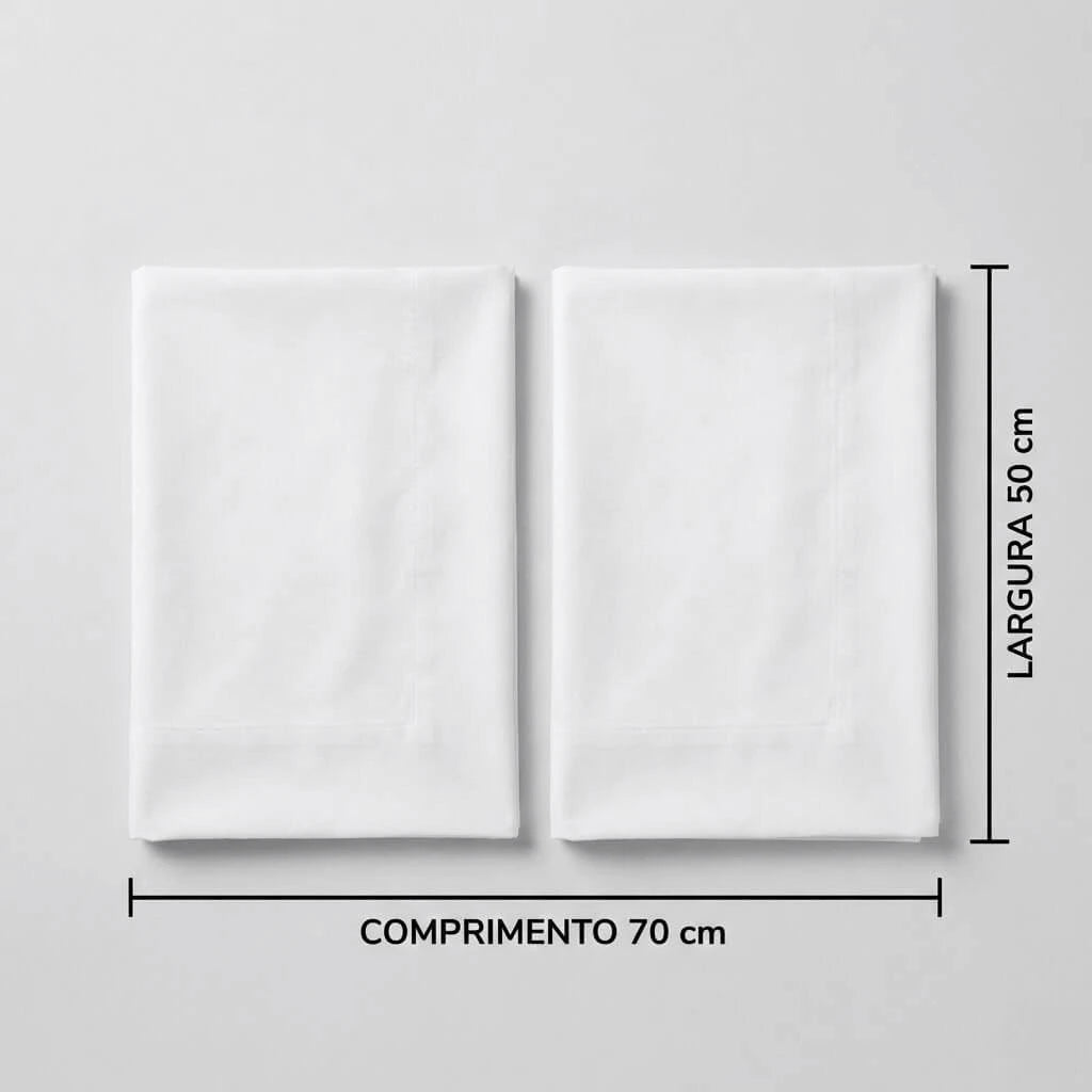 Jogo de Cama Casal 3 Peças Branco