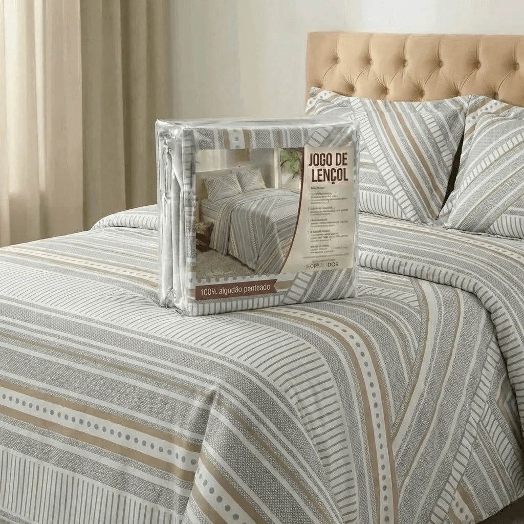 Jogo de Cama Casal 3 Peças Dubai