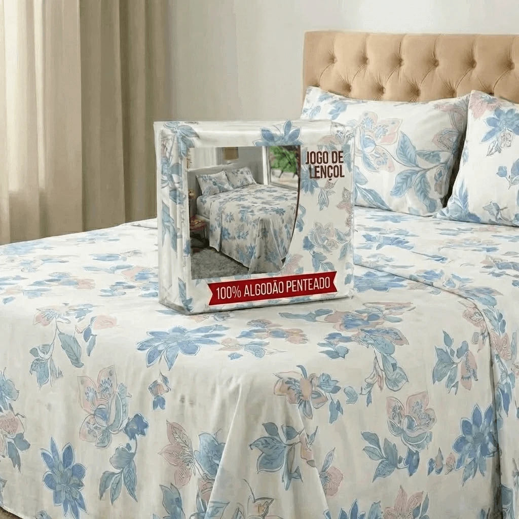 Jogo de Cama Casal 3 Peças Tokyo