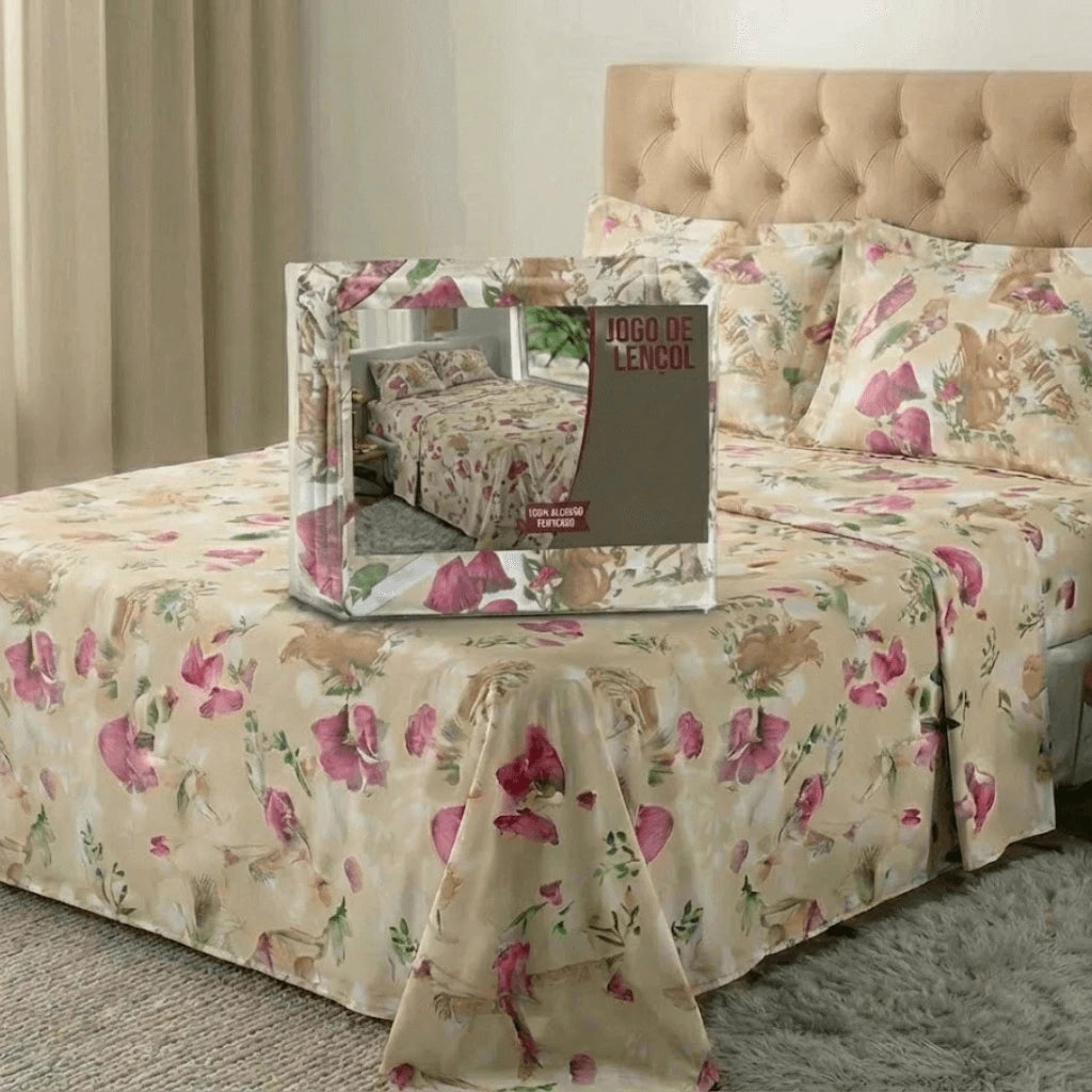 Jogo de Cama Casal 3 Peças Vancouver