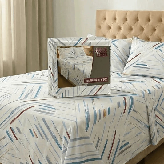 Jogo de Cama Casal 3 Peças Vegas