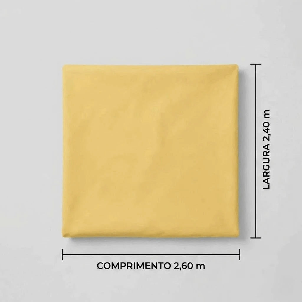 Jogo de Cama Casal 3 Peças Amarelo