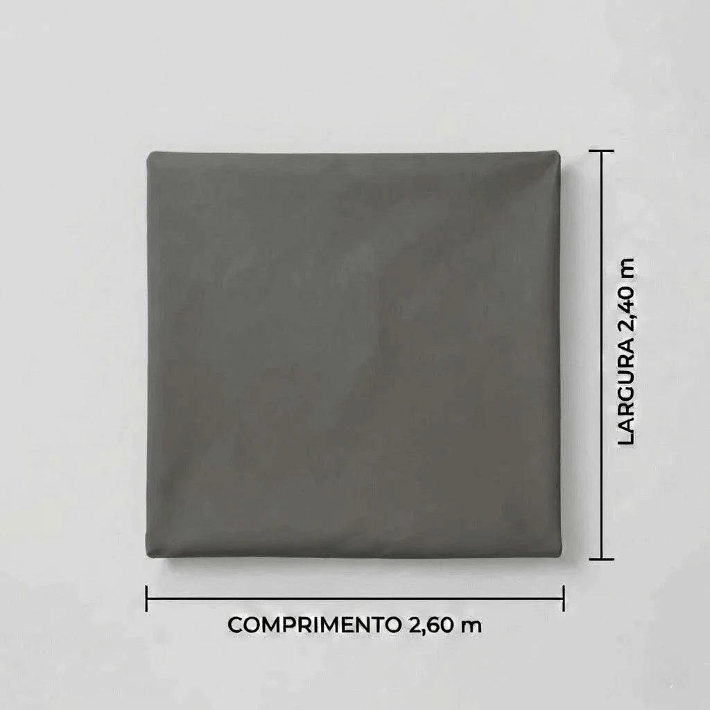 Jogo de Cama Casal 3 Peças Cinza
