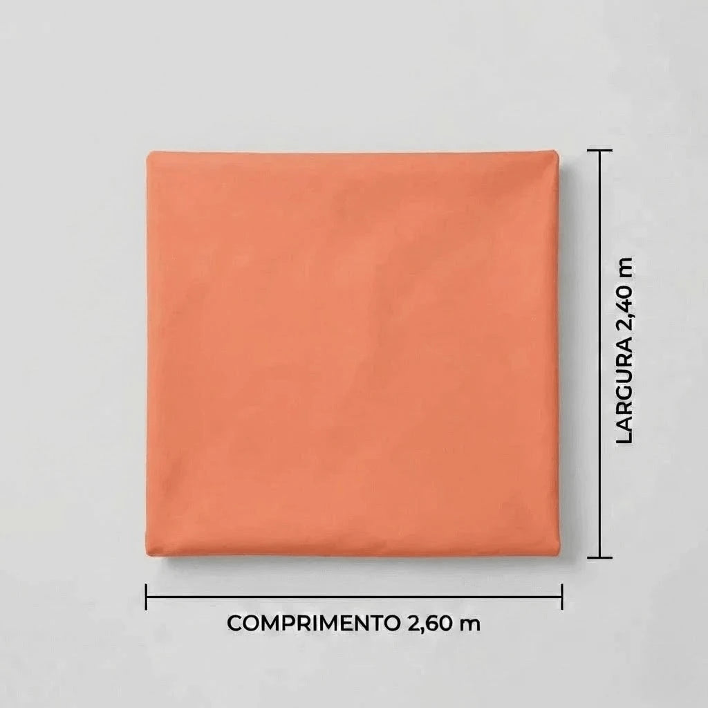 Jogo de Cama Casal 3 Peças Salmão