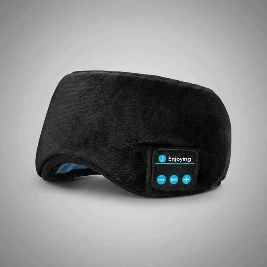 Mascara para Dormir com Bluetooth Preto